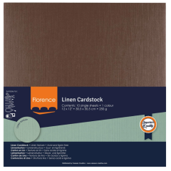 Florence • Linnenkarton 250g 30,5x30,5cm Bear 10x (2822-094)
