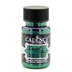 Cadence - Dora - Metallic Glas Verf - Emerald groen - 50 ml (3141)
