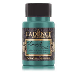 Cadence - Dora metallic - textiel verf - Groen - 50 ml (1135)