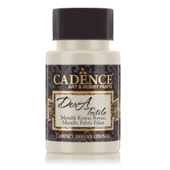 Cadence - Dora metallic - textiel verf - Platina - 50 ml (1137)