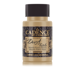 Cadence - Dora metallic - textiel verf - Antiekgoud - 50 ml (1150)