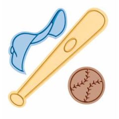 Baseball Gear Disney Cuttlebug 3x3 Cut and Emboss Dies (AFGEPRIJSD) (37-1730)