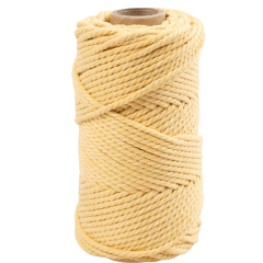 CC Macramé Koord 4 mm 55 m Lichtgeel (414757) *