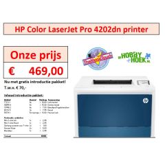 HP Color LaserJet Pro 4202dn printer (Nu met gratis introductie pakket t.w.v. € 70,-)