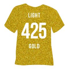 POLI-FLEX - PEARL GLITTER - Flexfolie - A4 - Light Gold (425)