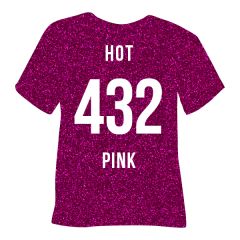 POLI-FLEX - PEARL GLITTER - Flexfolie - Hot-Pink - 30 x 50 cm (432)