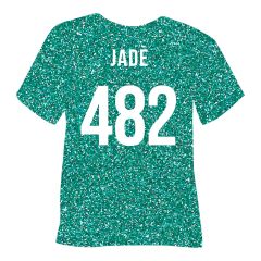 POLI-FLEX - PEARL GLITTER - Flexfolie - Jade - 30 x 50 cm (482)