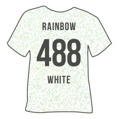 POLI-FLEX PEARL GLITTER Flexfolie DIN A4 Rainbow-White (488)