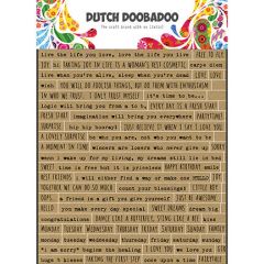 Dutch Doobadoo Dutch Sticker Art A5 Text English (491.200.018)