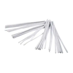 CC Chenilledraad 6 mm Wit 50 stuks (51619)
