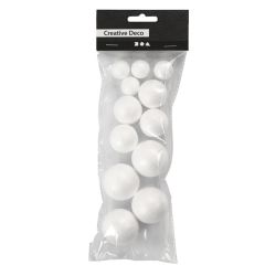 CC Styropor Ballen 2, 3, 4 cm 12 stuks (54305)