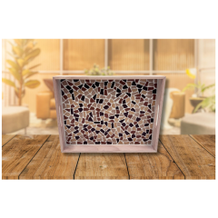 LC DIY Pakket Mozaïek Dienblad - Beige Zand (80066) *