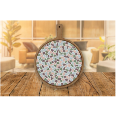 LC DIY Ronde Borrelplank - Pastel (80071) *