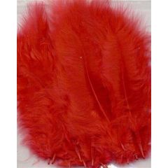 Marabou veren rood 15 ST (12228-2803)