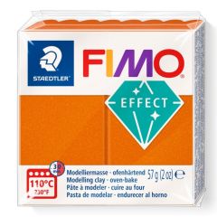 Fimo Effect - Metallic - Oranje - 57g - (8010-41)