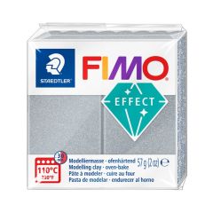 Fimo Effect - Metallic - Zilver - 57g - (8010-81)
