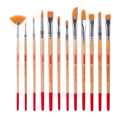Aquarelpenselen set van 12 - polyester (9099152M)
