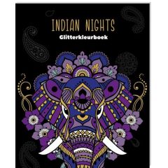 Glitterkleurboek - Indian Nights (9789464324341)