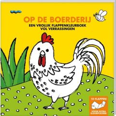 Kleurboeken met flappen - Op de boerderij (9789464325485)
