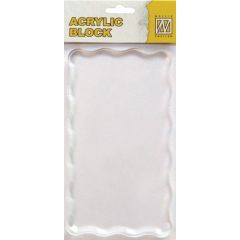 Acrylic Block 16 x 9 cm(voor clearstamps) (AB008)