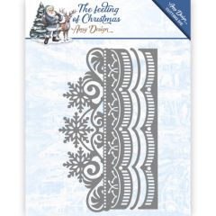 Die - Amy Design - The feeling of Christmas - Ice crystal border (AFGEPRIJSD)