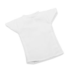 Mini T-Shirt Wit voor sublimatie bedrukking 19x20cm (MSHIRTN-1)