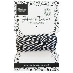 Marianne Design • Bakers Twine Black & White (CA3212) *