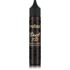Cadence - Dora 3D Metallic Dimensional Verf - Zwart - 25 ml (5131) *