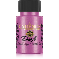 Cadence - Dora Acrylverf Metallic - Bright Fuchsia  - 50ml - (0155)