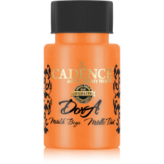Cadence - Dora Acrylverf Metallic - Fel Oranje - 50ml - (0169)