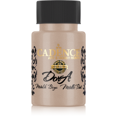 Cadence - Dora Acrylverf Metallic - Light Brown - 50ml - (0184)