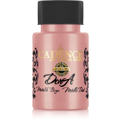 Cadence - Dora Acrylverf Metallic - verf Rose Gold - 50ml - (0202)