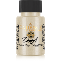 Cadence - Dora Acrylverf Metallic - Silver Gold - 50ml - (0159)