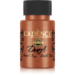 Cadence - Dora Acrylverf Metallic - Zinober Gold - 50ml - (0128)