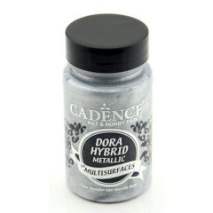 Cadence - Dora Hybrid Acrylverf - Metallic - Zilver - 90 ml (7132)
