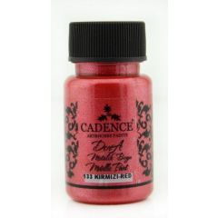 Cadence - Dora Acrylverf Metallic - Dora rood - 50ml - (0133)