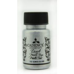 Cadence - Dora Acrylverf Metallic - Zilver - 50ml  - (0132)
