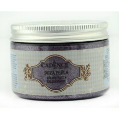 Cadence - Dora Perla Metallic Relief Pasta - donker orchidee - 150ml (0011) *