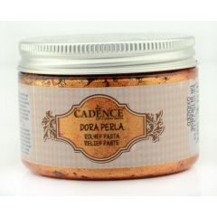 Cadence - Dora Perla Metallic Relief Pasta - Orange Oxidized - 150ml (0004) *