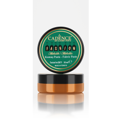 Cadence - Fashion Textiel - Metallic - Relief Pasta - Oranje - 50 ml (0004) *