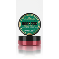Cadence - Fashion Textiel - Metallic - Relief Pasta - Rood - 50 ml (0005) *