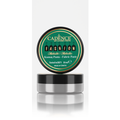 Cadence - Fashion Textiel - Metallic - Relief Pasta - Zilver - 50 ml (0011) *