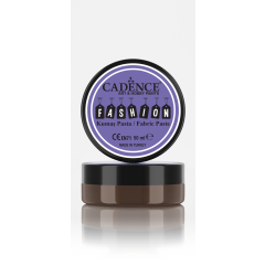 Cadence - Fashion Textiel - Relief Pasta - Donkerbruin - 50 ml (0011) *