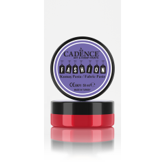 Cadence - Fashion Textiel - Relief Pasta - Rood - 50 ml (0004) *