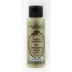 Cadence - Gilding - Metallic acrylverf - Platina - 70ml (0107) *