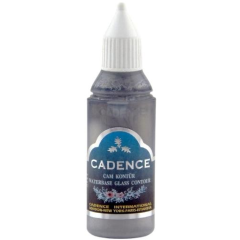 Cadence - Glas- en Porseleinverf - Contour - Zilver - 45 ml (0171) *