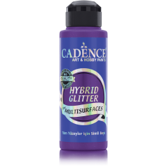 Cadence - Hybride acrylverf Glitter - Purple - 120 ml  (HSG-034)