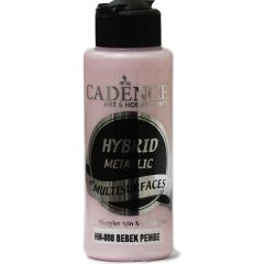 Cadence - Hybride Acrylverf - Metallic - Baby Pink - 120 ml (HM-808)