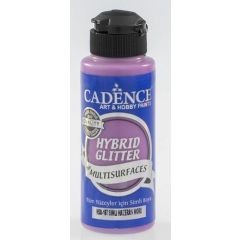 Cadence - Hybride acrylverf - Glitter - Hazaran Purple - 120 ml  (HSA-107)