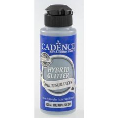 Cadence - Hybride acrylverf - Glitter - Napoleon Blue - 120 ml  (HSA-042)